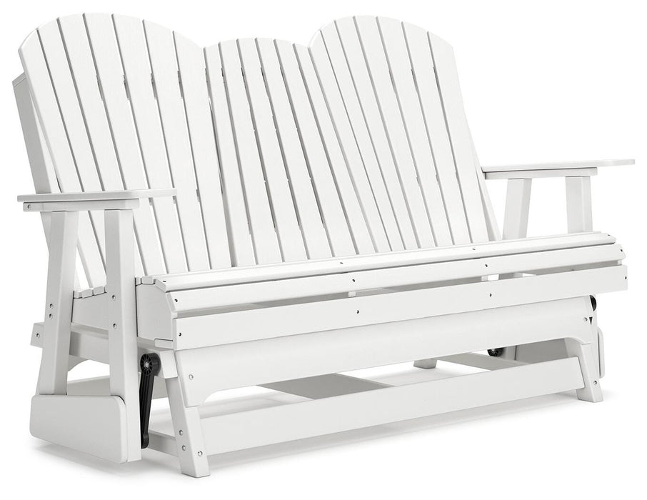 Hyland wave Outdoor Glider Loveseat - Pierce Furniture Gallery