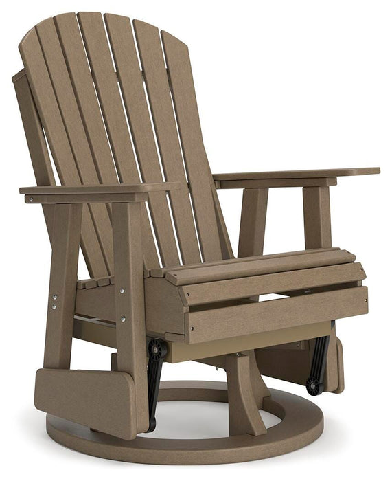 Hyland wave Outdoor Swivel Glider Chair - Pierce Furniture Gallery