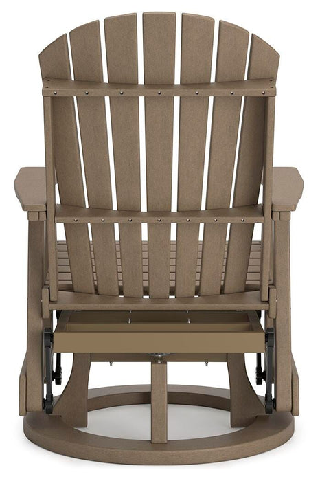 Hyland wave Outdoor Swivel Glider Chair - Pierce Furniture Gallery