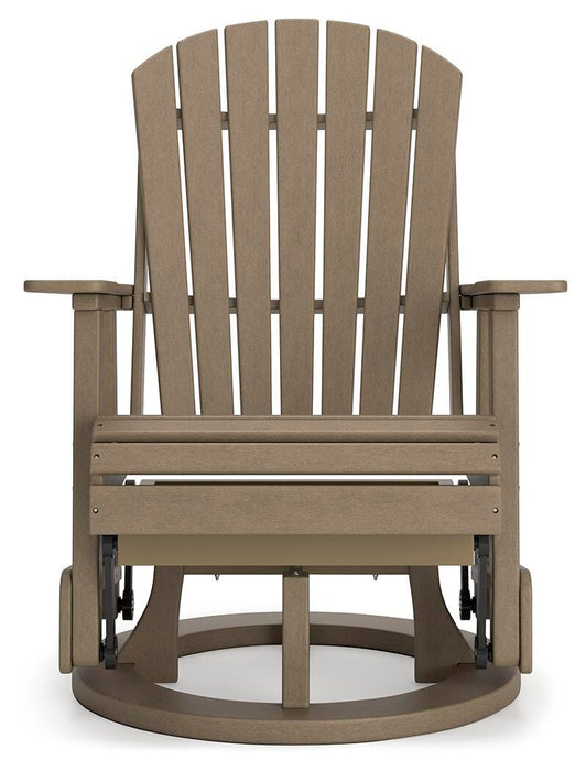 Hyland wave Outdoor Swivel Glider Chair - Pierce Furniture Gallery