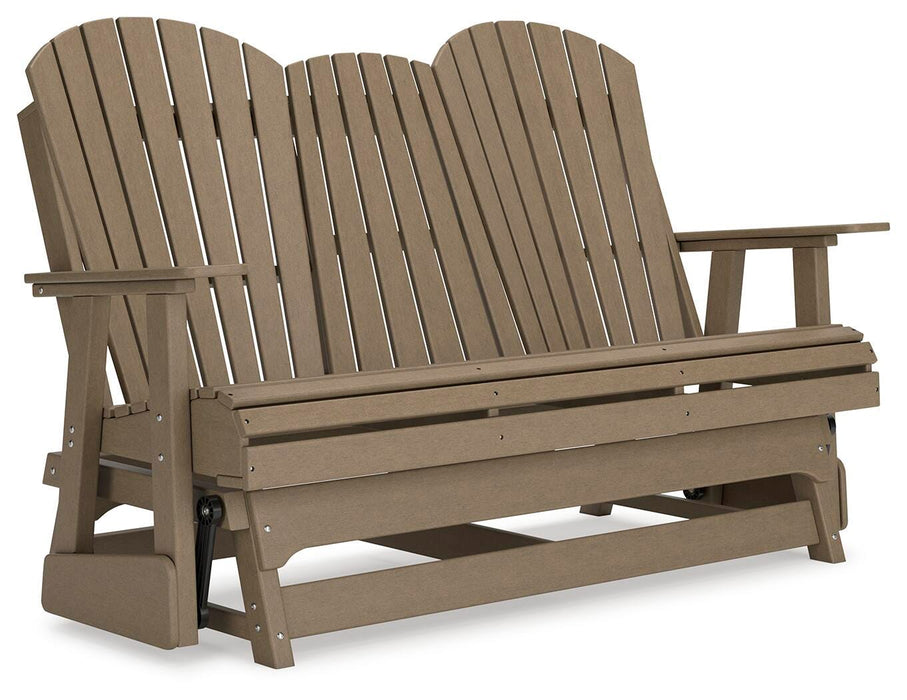 Hyland wave Outdoor Glider Loveseat - Pierce Furniture Gallery