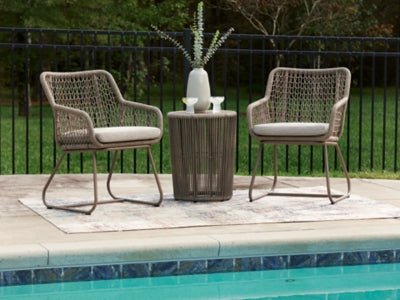 Majors Beach Outdoor Table and 2 Chairs - Pierce Furniture Gallery