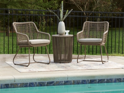 Majors Beach Outdoor Table and 2 Chairs - Pierce Furniture Gallery