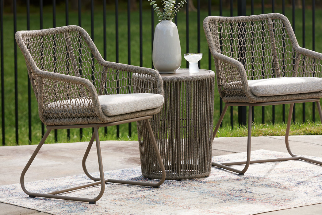 Majors Beach Outdoor Table and 2 Chairs - Pierce Furniture Gallery