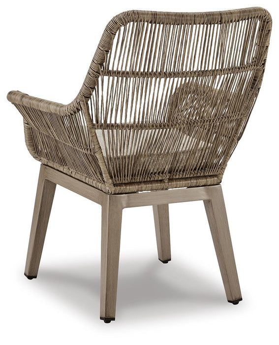 Beach Front Arm Chair with Cushion (Set of 2) - Pierce Furniture Gallery