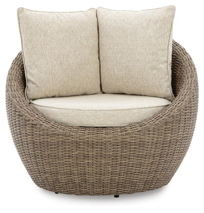 Danson Swivel Lounge with Cushion (Set of 2) - Pierce Furniture Gallery