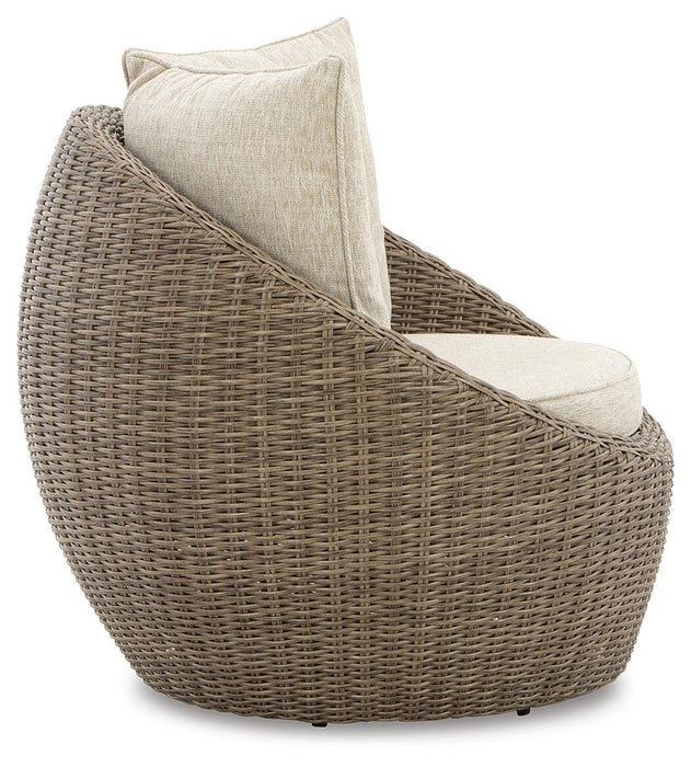 Danson Swivel Lounge with Cushion (Set of 2) - Pierce Furniture Gallery