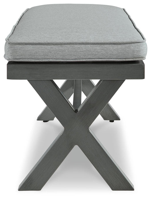 Elite Park Outdoor Bench with Cushion - Pierce Furniture Gallery