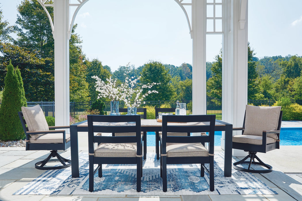East Beach Outdoor Dining Set - Pierce Furniture Gallery