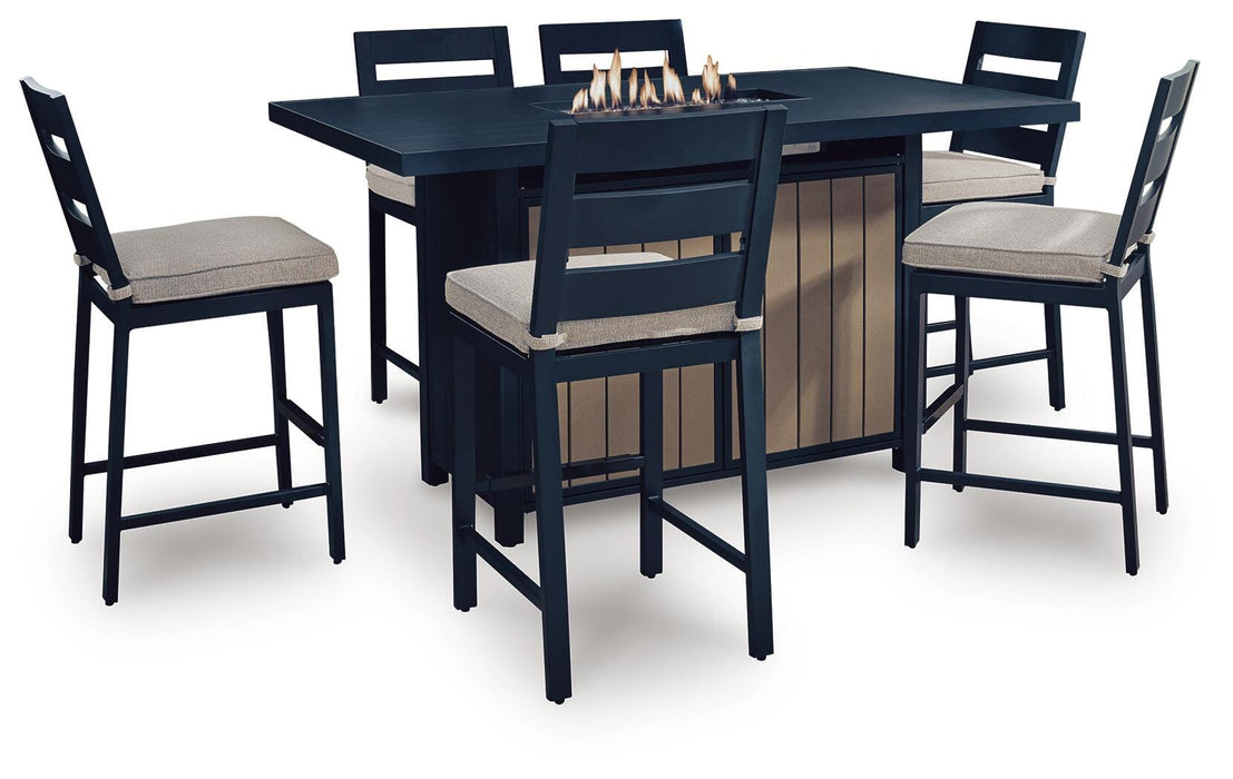 East Beach Outdoor Dining Set - Pierce Furniture Gallery