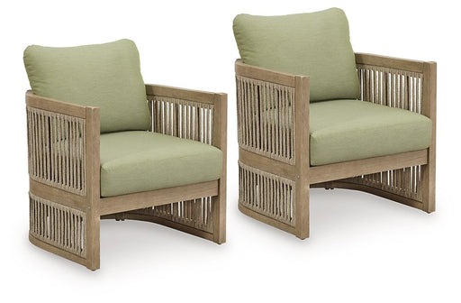 Serena Shores Outdoor Lounge Chair (Set of 2) - Pierce Furniture Gallery