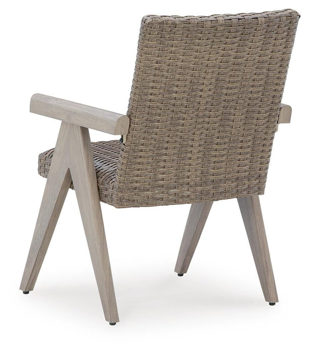 Cliff Trails Outdoor Arm Chair (Set of 2) - Pierce Furniture Gallery