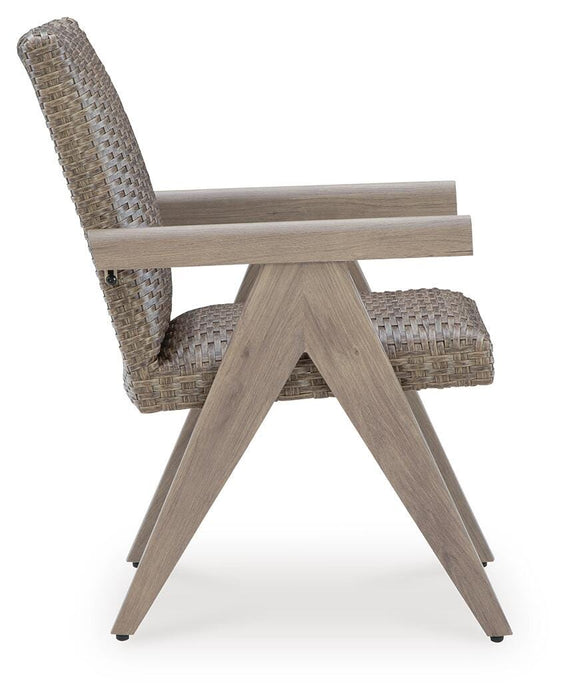 Cliff Trails Outdoor Arm Chair (Set of 2) - Pierce Furniture Gallery