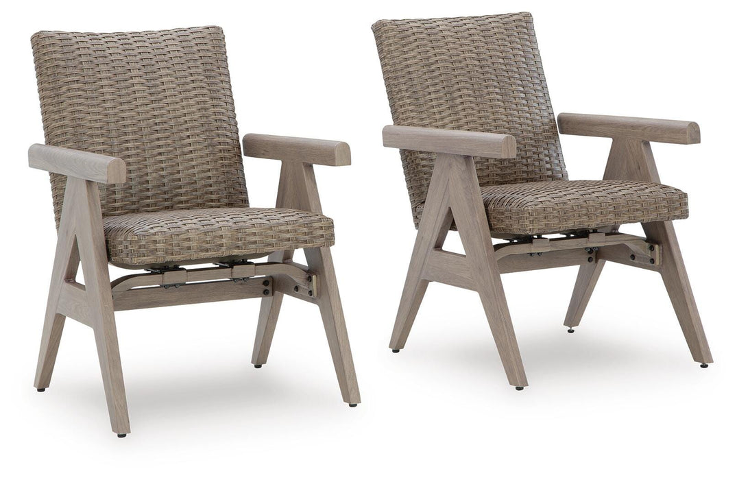 Cliff Trails Outdoor Rocking Arm Chair (Set of 2) - Pierce Furniture Gallery