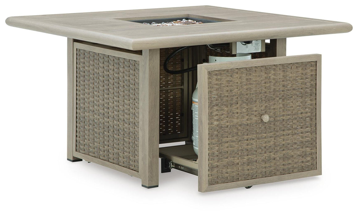 Cliff Trails Fire Pit Table - Pierce Furniture Gallery