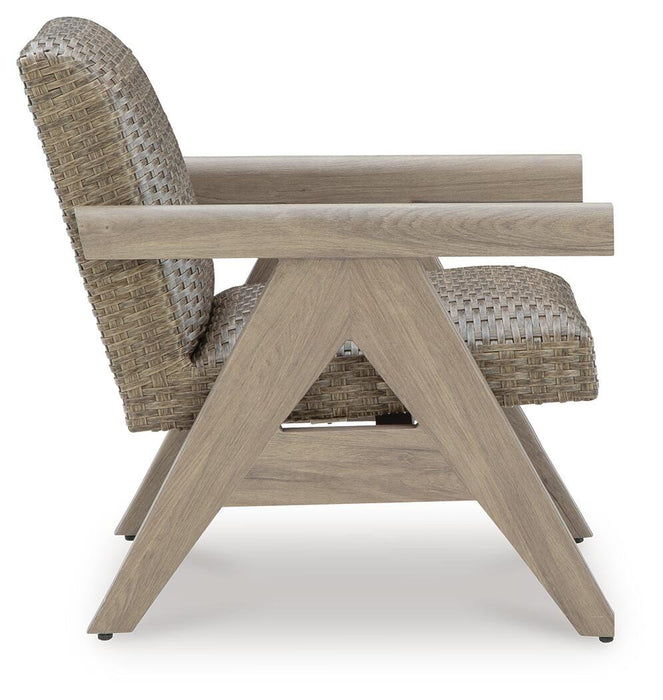 Cliff Trails Outdoor Rocking Lounge Chair - Pierce Furniture Gallery
