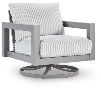 Hurley Park Outdoor Swivel Chair with Cushion - Pierce Furniture Gallery