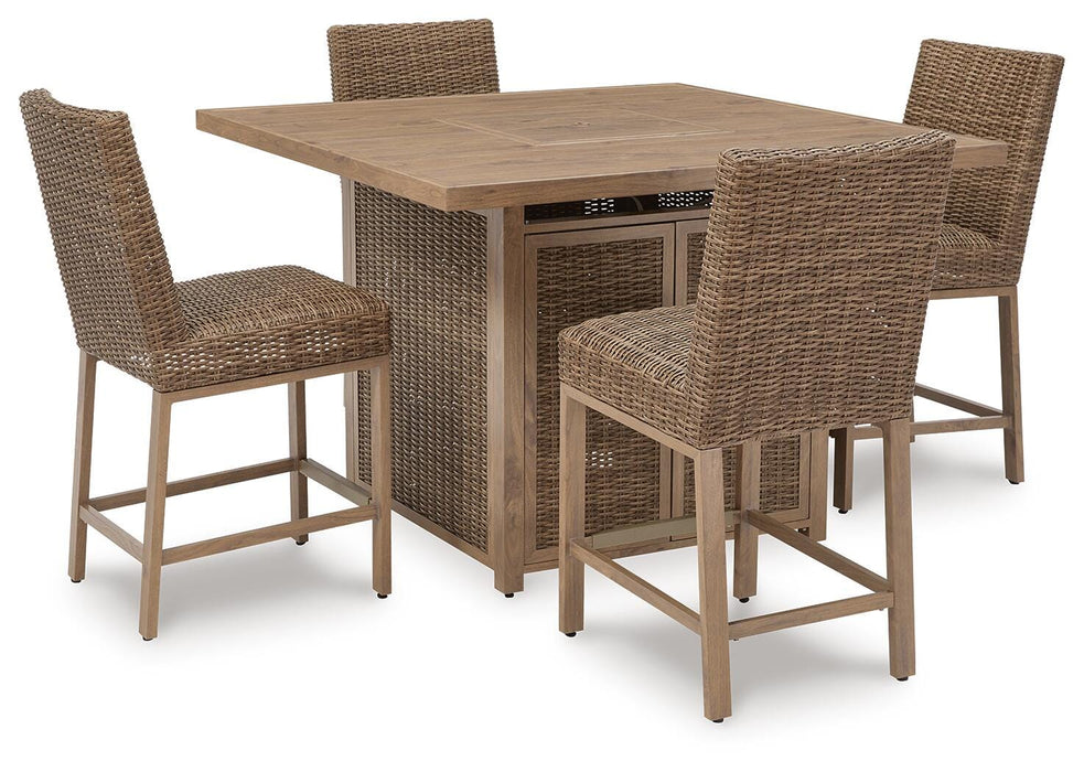 Walton Bridge Outdoor Bar Set - Pierce Furniture Gallery