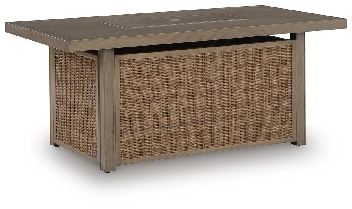 Laguna Heights Outdoor Fire Pit Table - Pierce Furniture Gallery