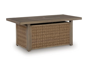 Laguna Heights Outdoor Fire Pit Table - Pierce Furniture Gallery