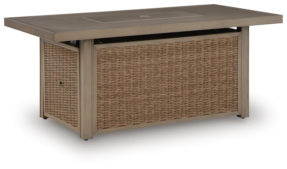 Laguna Heights Outdoor Fire Pit Table - Pierce Furniture Gallery