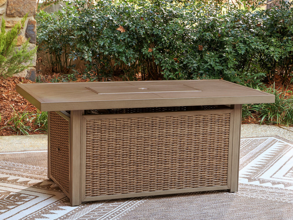 Laguna Heights Outdoor Fire Pit Table - Pierce Furniture Gallery