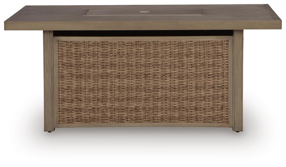Laguna Heights Outdoor Fire Pit Table - Pierce Furniture Gallery