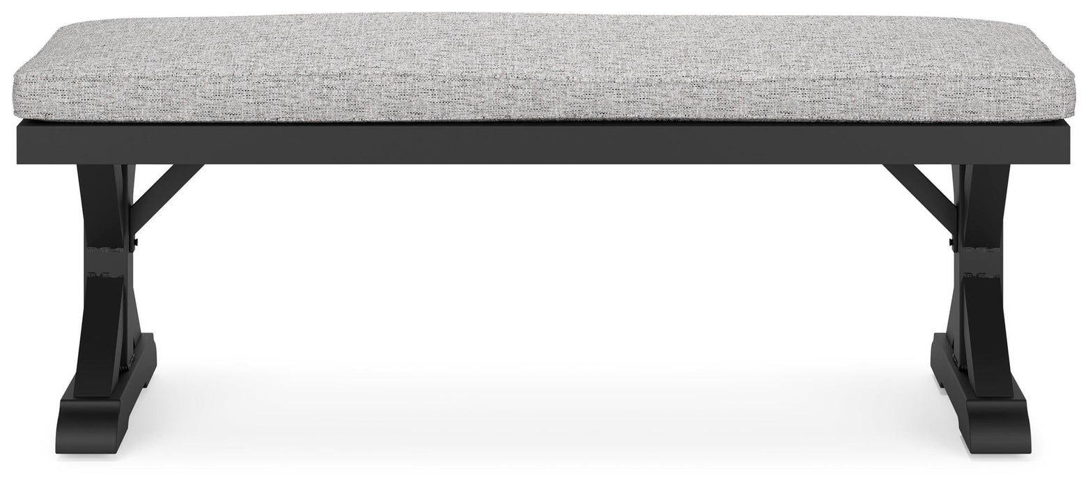 Beachcroft Outdoor Bench with Cushion - Pierce Furniture Gallery