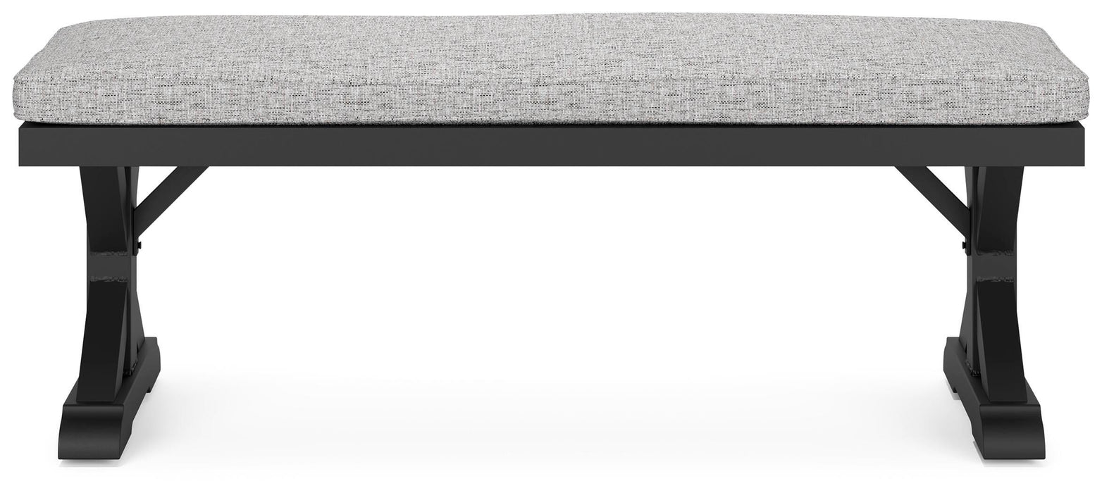 Beachcroft Outdoor Bench with Cushion - Pierce Furniture Gallery
