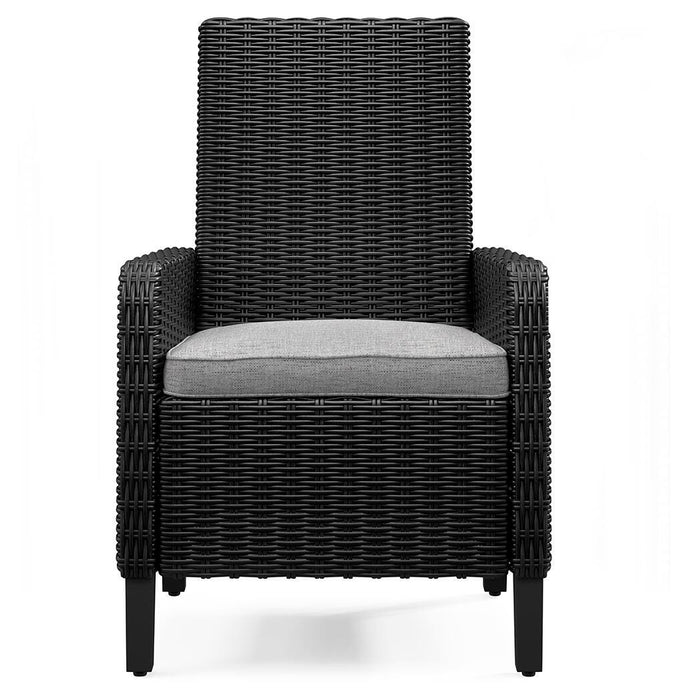 Beachcroft Outdoor Arm Chair with Cushion (Set of 2) - Pierce Furniture Gallery