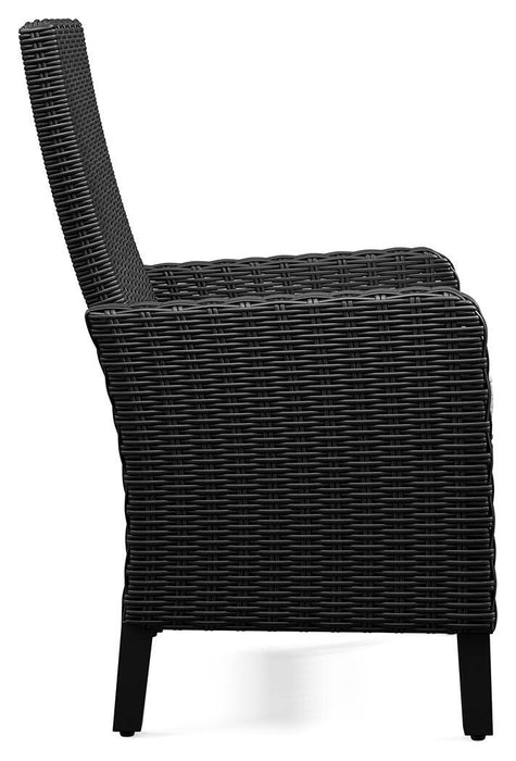Beachcroft Outdoor Arm Chair with Cushion (Set of 2) - Pierce Furniture Gallery