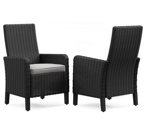 Beachcroft Outdoor Arm Chair with Cushion (Set of 2) - Pierce Furniture Gallery
