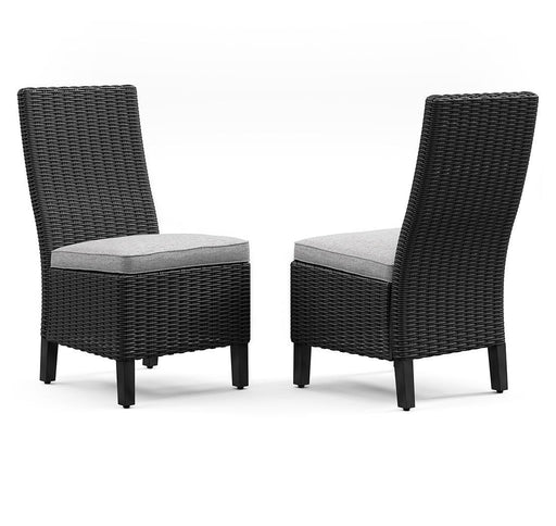 Beachcroft Outdoor Side Chair with Cushion (Set of 2) - Pierce Furniture Gallery