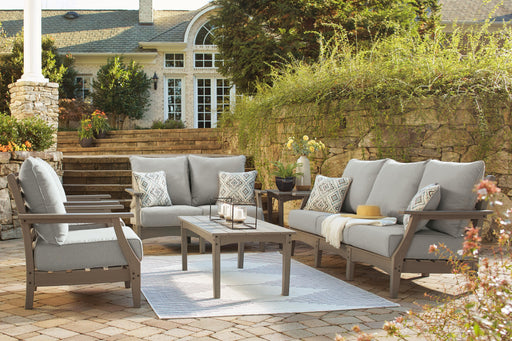 Visola Outdoor Sofa and Loveseat Set - Pierce Furniture Gallery