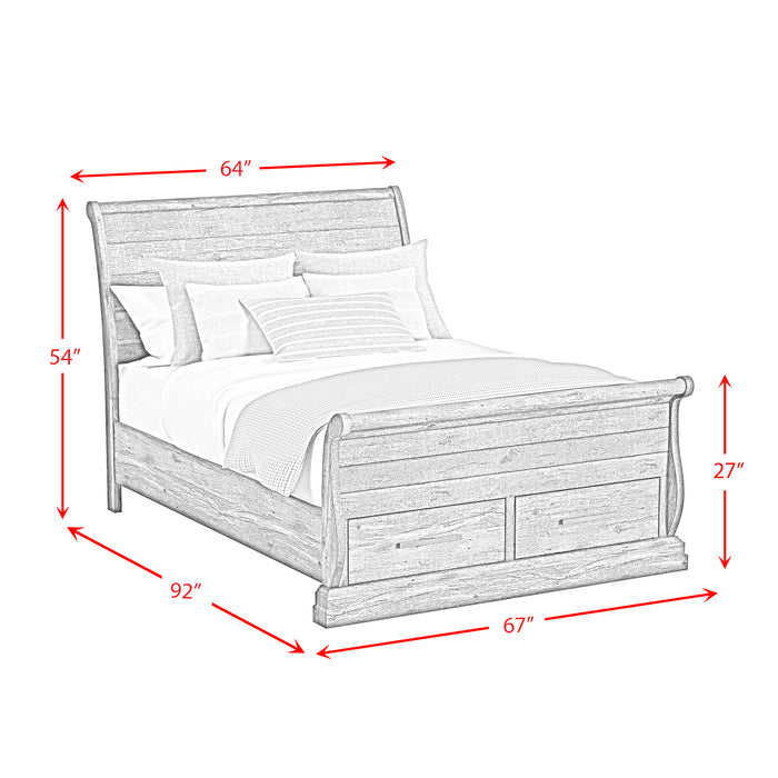Park Ridge Sleigh Storage Bed