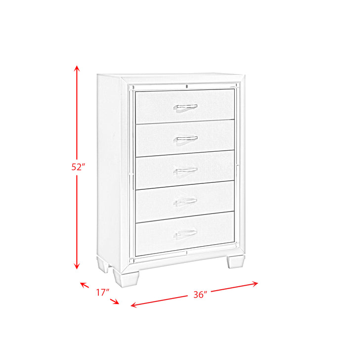 Platinum Youth Chest - Pierce Furniture Gallery