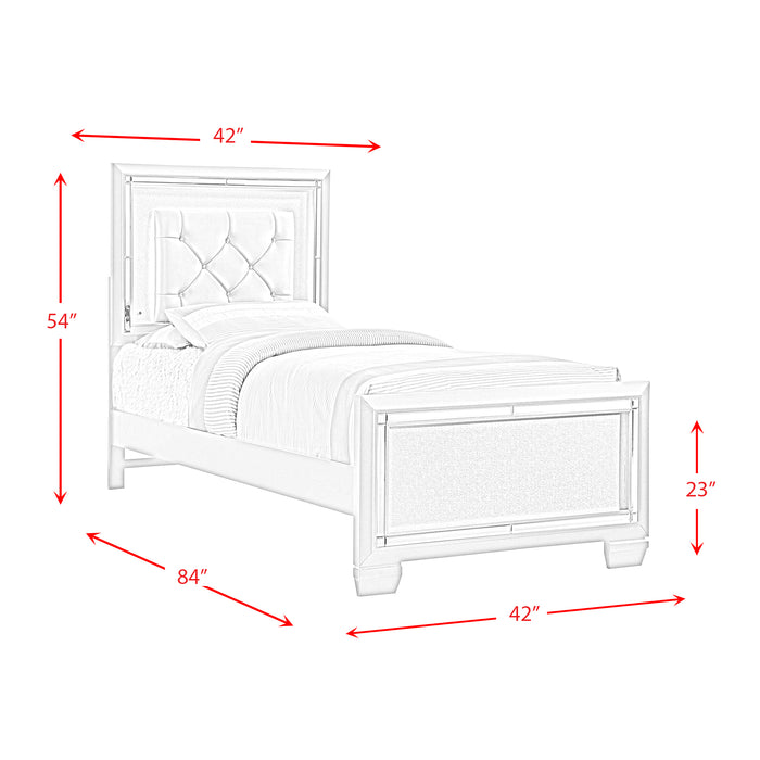 Platinum Youth Platform Bed