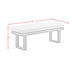 Playa Dining Bench - Dark Grey and Olefin Beige - Pierce Furniture Gallery