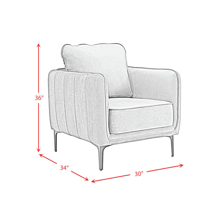 Rae Chair in Lavish 152 Green Velvet