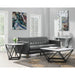 Riko Coffee Table W/ Metal Leg - Pierce Furniture Gallery