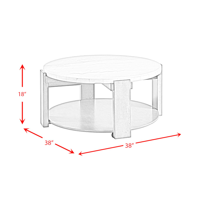 Rosamel 2PC Occasional Table Set-Coffee Table & End Table