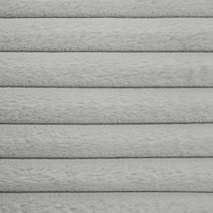 Rosebery UPH Bed with 2 Pillows in Light Grey Corduroy