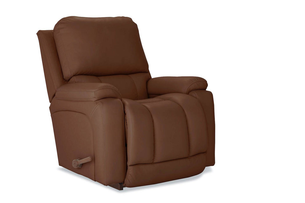 La-Z-Boy Greyson Brown Leather Recliner