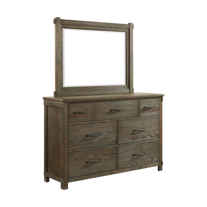 Scott 7-Drawer Dresser with Mirror Set - Pierce Furniture Gallery