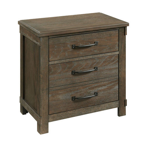 Scott Nightstand W/USB Dark Finish - Pierce Furniture Gallery