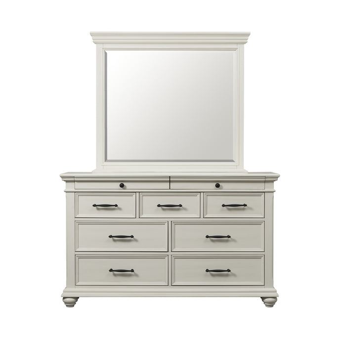 Slater 9-Drawer Dresser with Mirror - Pierce Furniture Gallery