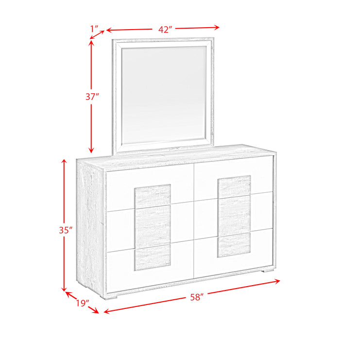 San Matteo Bedroom Set with LED