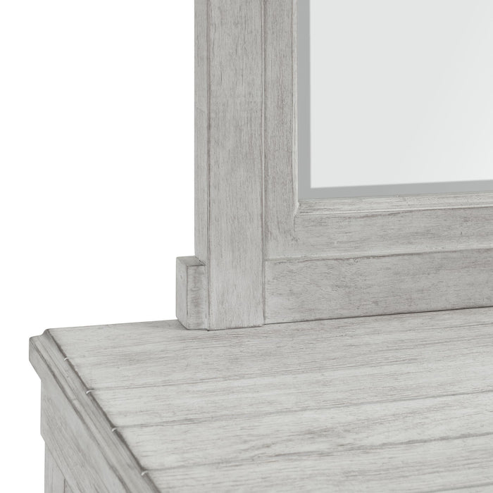 Scott Dresser & Mirror Set White Finish