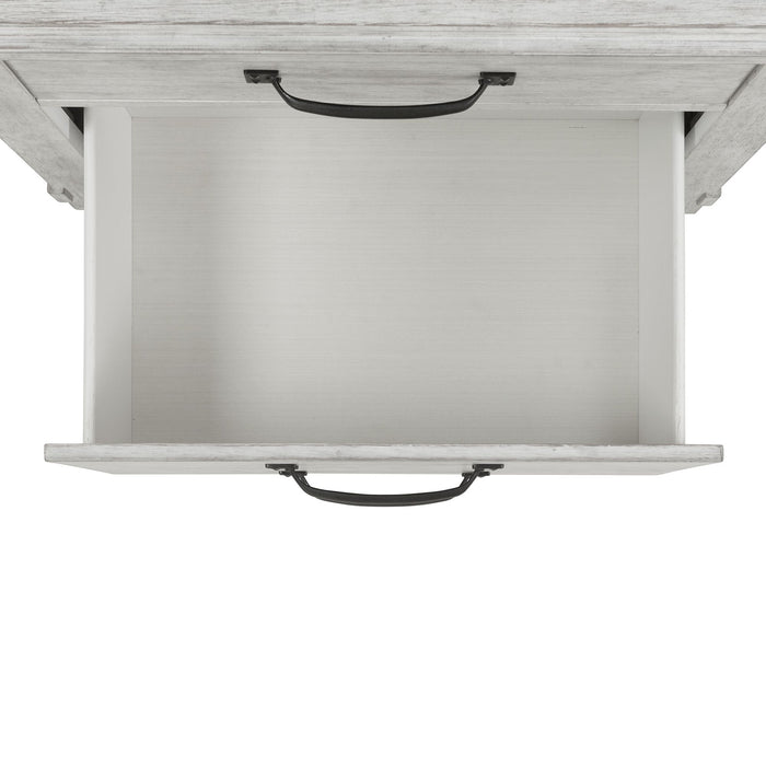 Scott Nightstand W/USB White Finish