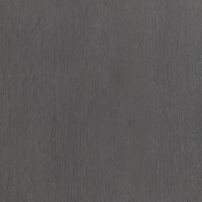 Seneca Counter Bench with Upholstered Back and Grey Fabric